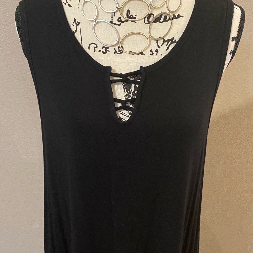 Black bathing suit cover up